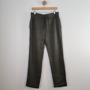 NWT Ted Baker Vveria Khaki Relaxed Side Trim Jogger Pants Sustainable Viscose 4